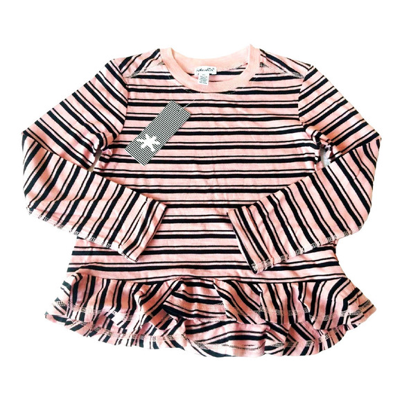 Splendid 6X Pink Striped Long Sleeve Top NWT 6 Girls - Picture 1 of 3